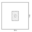 Halyard Drapes  Minor Procedure Fenestrated Drape, 30" x 30", 25/b