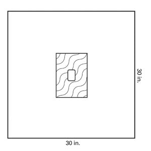 Halyard Drapes  Minor Procedure Fenestrated Drape, 30" x 30", 25/b