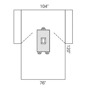 Halyard Drapes  Ortho U-Drape, Large, 88" x 125", Sterile, 11/cs