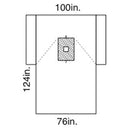 Halyard Drapes  Pacemaker Drape, 87" x 135", Sterile, 11/cs