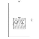 Halyard Drapes  C-Section Fluid Collection Drape II, 100" x 72" x