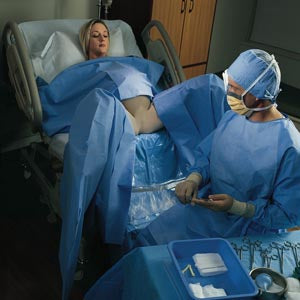 Halyard Drapes  Laparoscopy/ Pelviscopy Sheets, Sterile, 104" x 35