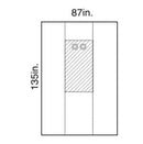 Halyard Drapes  Femoral Angiography Drape, Dual Window, X-Long, St