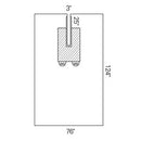 Halyard Eent Split Drape  Drape, Split, EENT, 76" x 124", Sterile, 10/cs