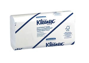 Kimberly-Clark Professional Kimberly-Clark Folded Towels  Kleenex ScottFold Towels, 1-Ply, 120 sheets/pk, 25