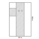 Halyard Impervious Drape  Interventional Femoral Angiography Drape, 87" x 13