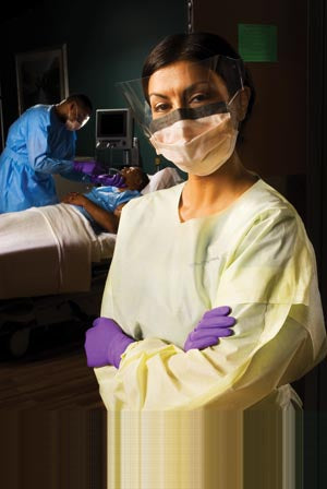 Halyard Kc100 Isolation Gowns  Yellow, X-Large, 100/cs
