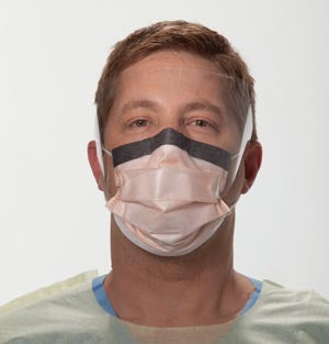 Halyard Kc300 Surgical & Procedure Masks  Surgical Mask, Wraparound Visor, Fog-Free, Earloop
