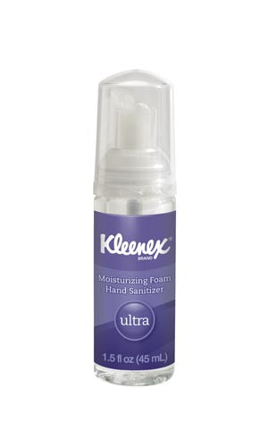 Kimberly-Clark Professional Kimberly-Clark Kleenex Ultra Moisturizing Foam Hand Sanitizer  1 .5 oz, 24/cs