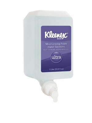 Kimberly-Clark Professional Kimberly-Clark Kleenex Ultra Moisturizing Foam Hand Sanitizer  1 Liter, 6/cs