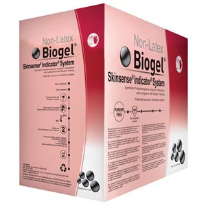 Molnlycke Health Care Us, Llc Molnlycke Biogel Skinsense Indicator Gloves  Size 9, Sterile, Non-Latex, Powder Free (PF), 50/b
