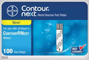 Ascensia Diabetes Care Ascensia Contour Next Ez Blood Glucose Monitoring System  Blood Glucose Test Strips, 100/btl