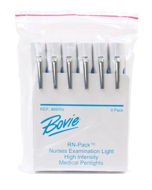 Aspen Surgical Aaron Physician'S Penlight  RN Pack Disposable Penlight, Pupil Gauge, 6/pk
