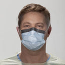 MASK PROCEDURE W/VISOR BLU25/BX 4BX/CS