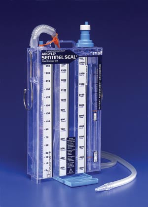 Cardinal Health Argyle Sentinel Seal Chest Drainage Unit 