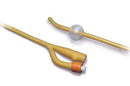 CATHETER FOLEY COUDE 5CC AMBER2WAY 24FR 17L 12/CTN