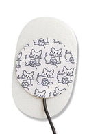 Cardinal Health Kittycat Pre-Wired Neonatal Ecg Electrodes  Pre-Wired, Foam 4103, 3/strip, 25 strip/ctn, 4 ctn