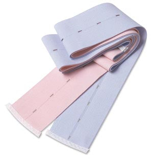 Cardinal Health Lifetrace Abdominal Belts  Buttonhole Abdominal Belt, Knit Elastic, 2 3/8" x
