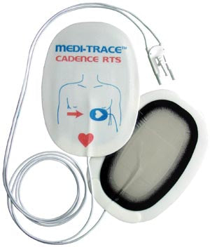 Cardinal Health Medi-Trace Cadence Defibrillation Electrodes  Defibrillation Electrode, Zoll, 1 pr/pch, 10 pch/c
