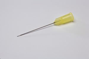 Cardinal Health Monoject 471 Endodontic Irrigation Needles  Needle, 27G, x 1¼ (31.7mm), Yellow, Sterile, 25/bx