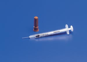 Cardinal Health Monoject 1ml Luer Lock Syringes  Tuberculin (TB) Syringe Only, 1mL, Regular Tip, 10