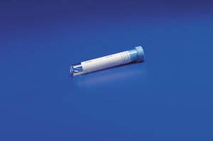 TUBE BLOOD COLLECT 13X75BLU SILICONE STOP 1000/CS