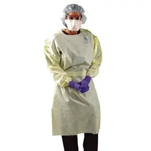 DISC-GOWN ISOLATION YEL UNIVERSALKC200 100/CS