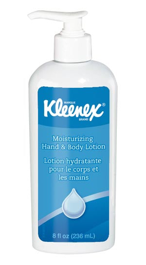 Kimberly-Clark Professional Kimberly-Clark Kleenex Hand & Body Lotion  Lotion, 8 oz, 12/cs