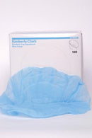 BOUFFANT CAP SPUNBOUND BLULG 24 100/CTN 5CTN/CS
