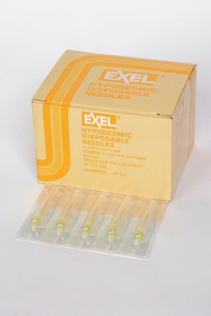 Exel Corporation Exel Hypodermic Needles  Needle, 20G x ½", 100/bx, 20 bx/cs