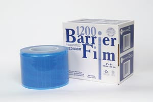 Medicom, Inc. Medicom Barrier Film  6", Blue, 1200/rl, 8 rl/cs