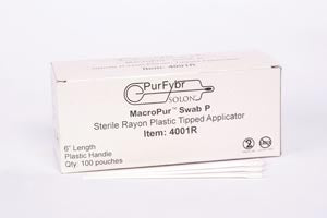SWAB PLASTIC 6 RAYON ST 100/BX10BX/CS