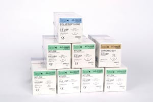Surgical Specialties Look Office & Plastic Surgery Sutures  6/0 Plain Gut Suture, 18"/45cm, CP1, 11mm 3/8 Circ