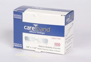 CLOSURES WOUND BUTTERFLYMD 100/BX 12BX/CS
