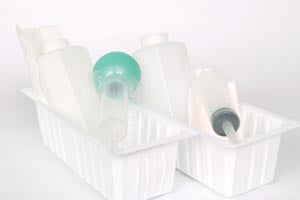 Cardinal Health Irrigation Trays  Bulb Syringe, 60cc, 1200cc Irrigation Tray, Lidded