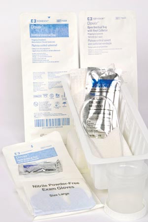 TRAY CATHETER URETHRAL OPEN14FR VINYL W/PVP 20/CS