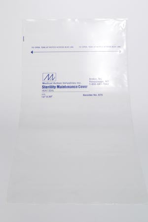 Medegen Sterility Maintenance Covers  875 - , 16" x 30", Print/ Label Tear & Seal Instru