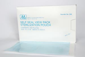 POUCH SELF SEA 12X18 VIEW PACK1000/CS