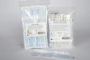 Quidel Quickvue Influenza Swabs  QuickVue Influenza Transport Tubes, 25 Sterile Foa