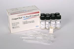 Roche Coaguchek Xs Plus Products  Plus Quality Controls, 4 Vials Level 1, 4 Vials Le