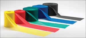 Hygenic/Thera-Band Professional Resistance Bands  Resistance Band, Silver/ Super Heavy, 50 Yd Dispen