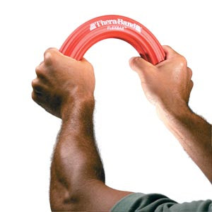 Hygenic/Thera-Band Flexbar Resistance Bars  Resistance Bar, Blue/ Heavy, Individually Packed,