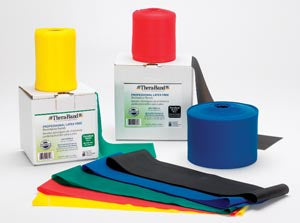Hygenic/Thera-Band Professional Resistance Bands  Resistance Band, Black/ Special Heavy, 25 Yd Dispe