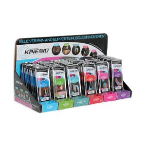 Kinesio Holding Corporation Kinesio Tape Pre Cuts  Pre Cut Starter Set with Display, 10 of ea app/cs