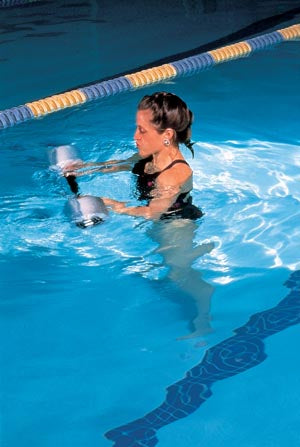 Hygenic/Thera-Band Aquatic Products  Instructional Swim Bar with Padded Grip, Aquatic P