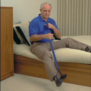 Kinsman Enterprises, Inc. Kinsman Leg Lifters With Pre-Formed Foot Supports  Lifter, Regular, Navy, 42" (050907)