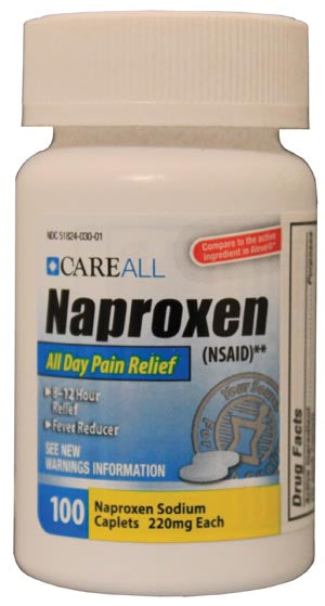 New World Imports Careall Analgesic Relief  Naproxen Sodium Caplets, 220mg, Compared to the Ac