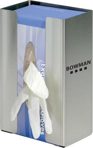 Marketlab Bowman Stainless Steel Glove Dispenser  Dispenser, Single, Large Capacity with Flexible Sp