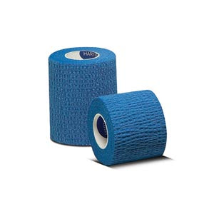 Hartmann Usa, Inc. Hartmann Usa Medi-Rip Self-Adherent Bandage  3" x 5 yds, Non-Sterile, Blue, 12 rl/bx, 8 bx/cs