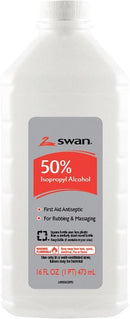 Cumberland Swan/Vi-Jon, Inc. Cumberland Swan Alcohol  Isopropyl Rubbing Alcohol, 50% ISO, 16 oz, 12/cs (